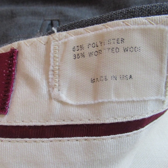 Vintage Imperial by Haggar Mens gray striped suit - Picture 12 of 15